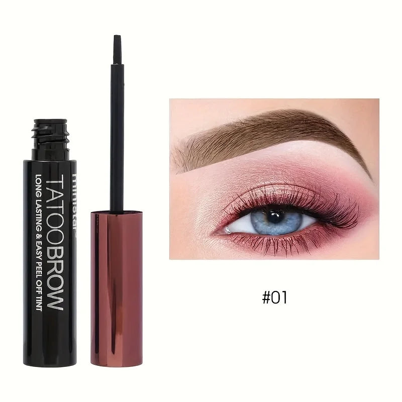 1pc Tattoo Peel Off Eyebrow Gel Tint, Semi Permanent