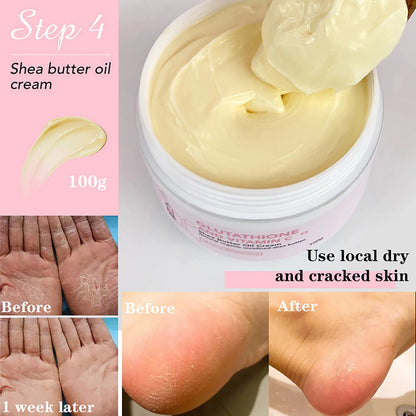 AILKE Brightening Skin Care Set, With Vitamin C, Glutathione, Reduce Spots, Moisturizing, Smooth Soft Skin, Improve Skin Radiant