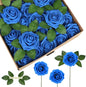10~100pcs Rose Artificial Flowers Foam Fake Roses Wedding Bouquets Centerpieces Mothers Day Valentines Gifts Party Decoration
