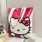 Sanrio Hello Kitty Canvas Shoulder Tote – Large Capacity