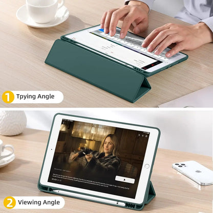 iPad Case with Pencil Holder (Pro/Air/Mini Models)