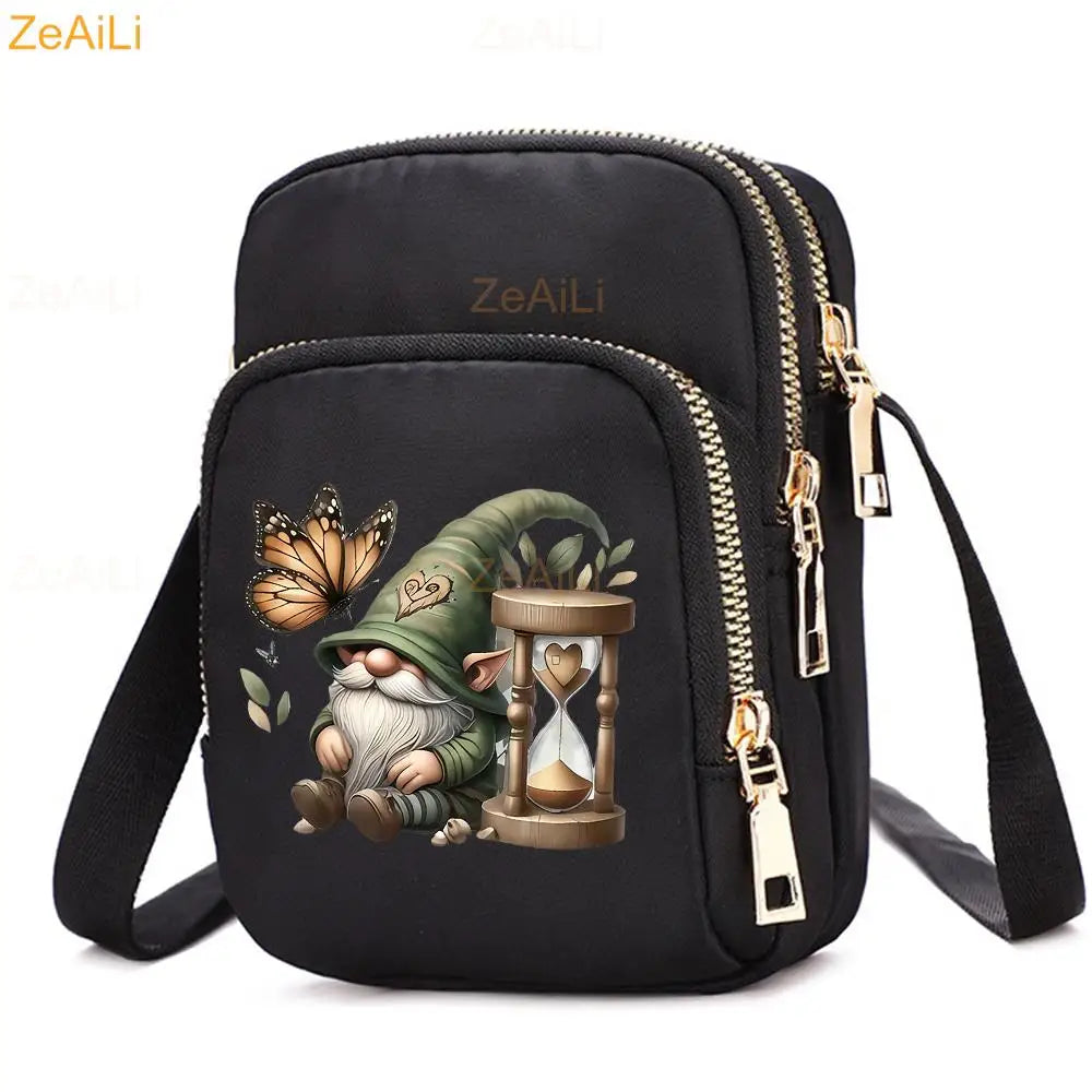 Cat & Dog Faith Quote Crossbody Phone Bag