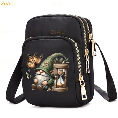 Cat & Dog Faith Quote Crossbody Phone Bag