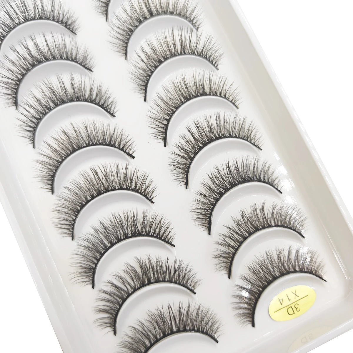 10 Pairs of Natural 3D Mink Lashes