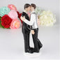 Humorous Wedding Couple Cake Figurine