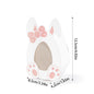10/20pcs Easter Egg Candy Cookie Boxes Pink Blue Carton Bunny Shape Boxes for Spring Easter Party Gift Packing Boxes Decorations