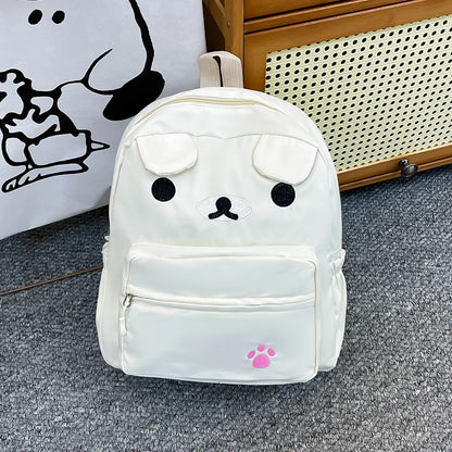 Kawaii Cute Bear Backpack (Large Capacity · Anime Style · Waterproof Nylon Schoolbag)