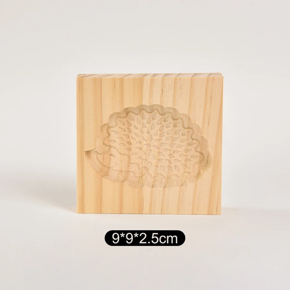 Wooden Cookie Mold Cutter Wooden Gingerbread Cookie Moulds DIY Shortbread Pastry Mold Bakery Gadgets Kitchen Baking Accessories