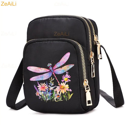 Cat & Dog Faith Quote Crossbody Phone Bag