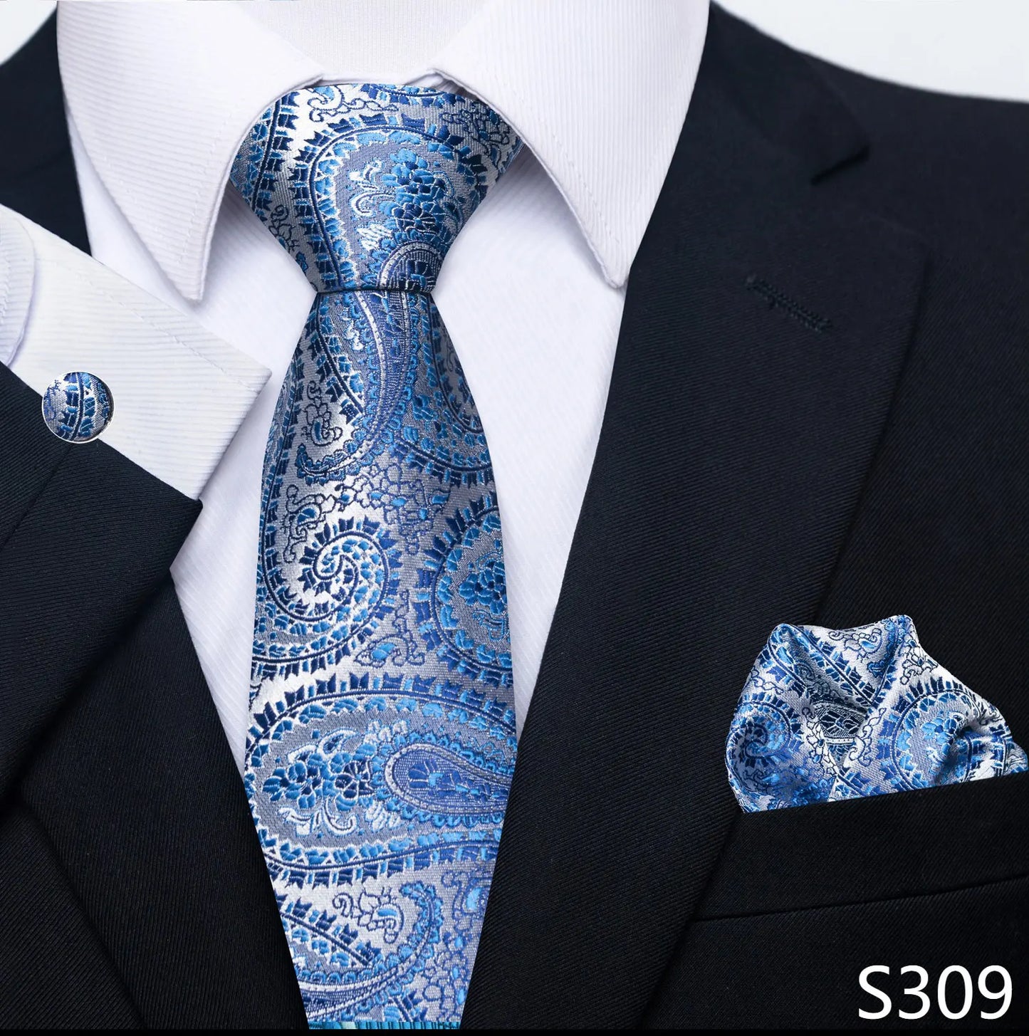 8 cm Tie Pocket Squares Necktie  Set