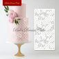 Various Flower Leaf Design Fondant Cake Stencil DIY Royal Cream Border Mold PET Drawing Template Cake Decorating Tools Bakeware