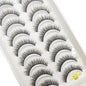 10 Pairs of Natural 3D Mink Lashes