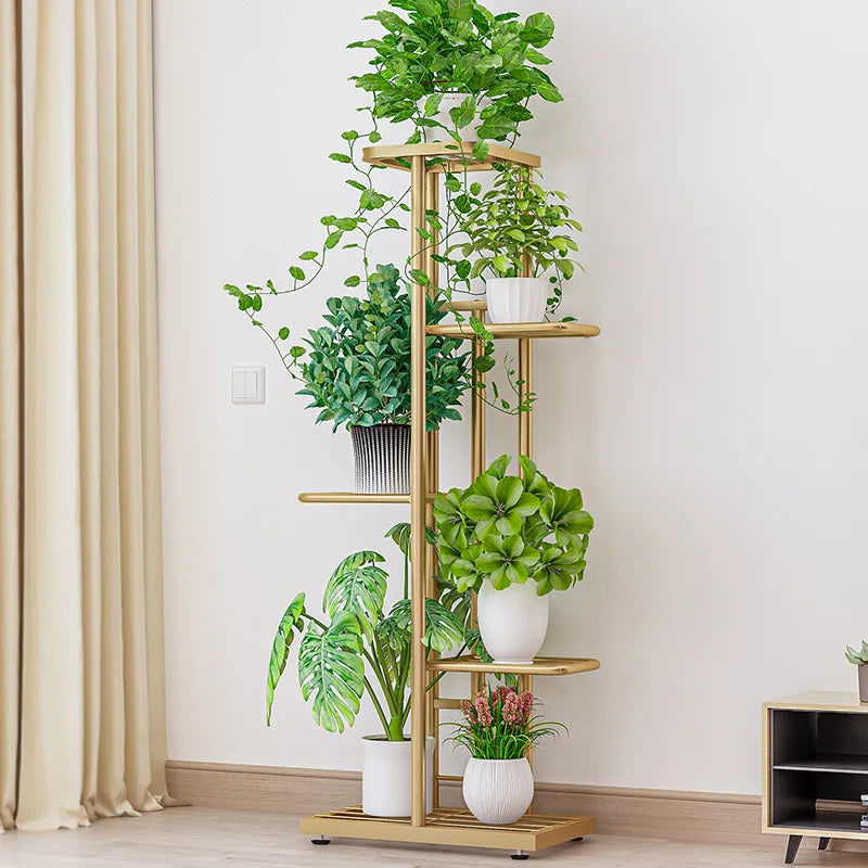 Iron Plant Stand – Multi‑Tier Display Rack