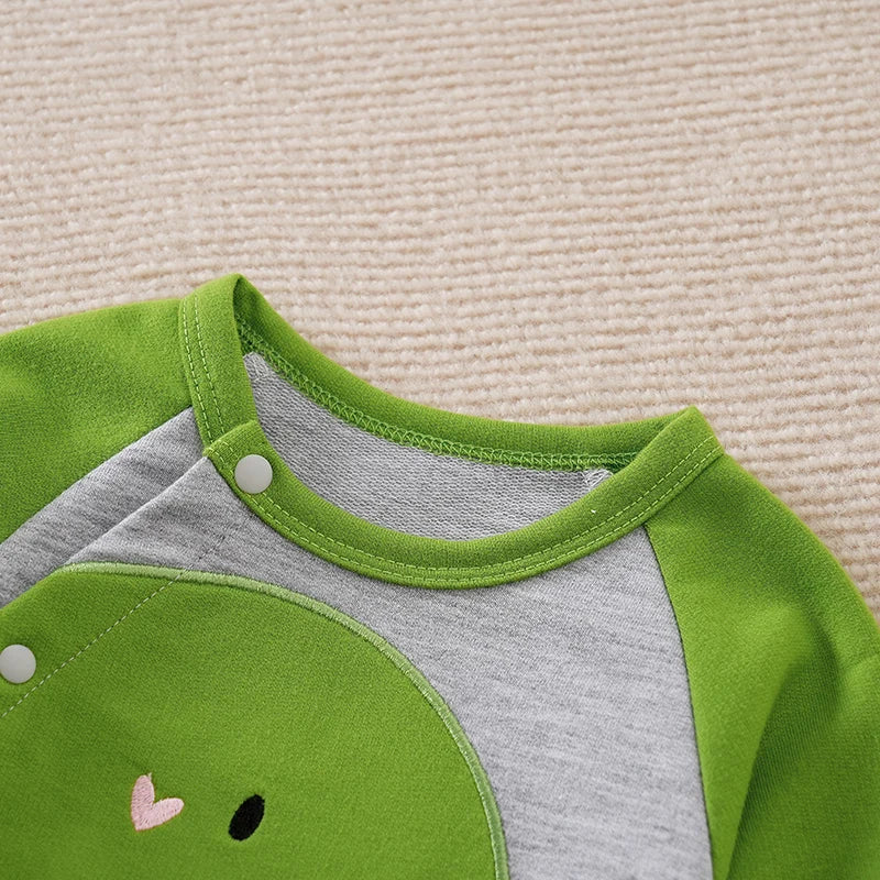 Baby Boys Dinosaur 3D Comfortable Bodysuit