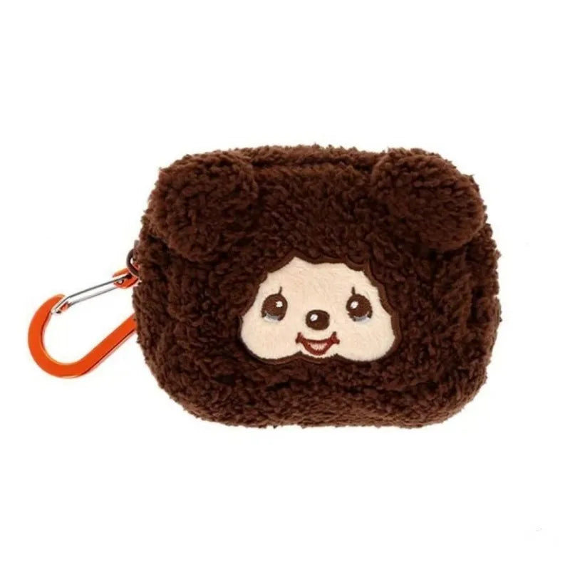 Monchhichi Plush Coin Purse Keychain
