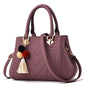 Women’s Large PU Shoulder Bag – Portable Bucket Crossbody Tote