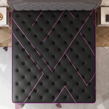 12/14" Medium‑Firm Hybrid Mattress — Gel Memory Foam & Pocket Springs