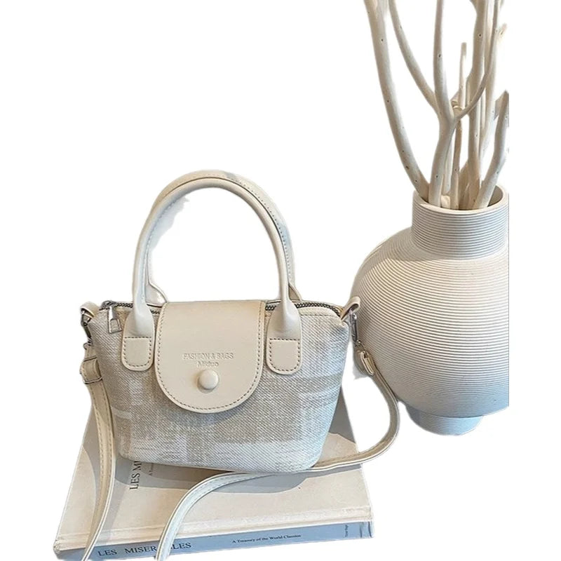 Korean Style Women’s Cloth Shoulder Bag