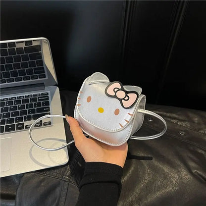 Hello Kitty Mini Coin Wallet &amp; Kawaii Crossbody Bag (Cute Cartoon Storage Accessory)