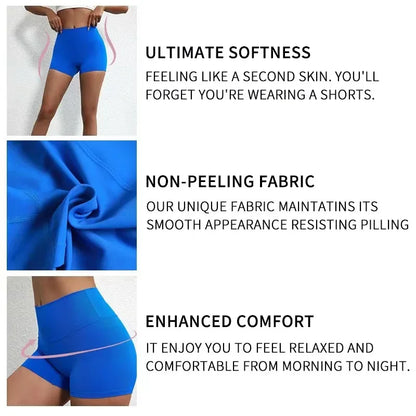 Women’s High‑Waist Sports Shorts (Slim Fit, Butt‑Lift, Yoga &amp; Gym)
