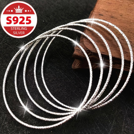S925 Sterling Silvery Retro Ethnic Style Bracelets, Miao Che Hua Tian Xing Bracelets, Belly Bracelets, Wide Face Bracelets, Women's Jewelry, Daily Wear, Stacked Gifts for Friends, Suitable for All Seasons