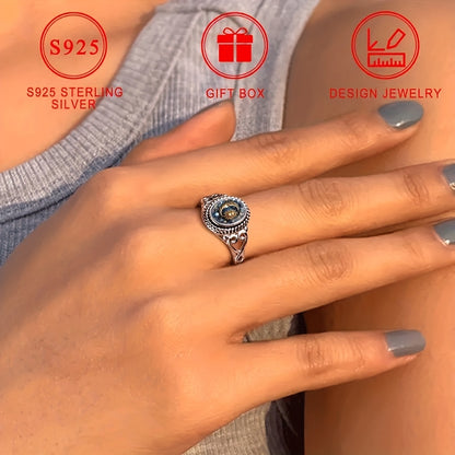 Silvery Ring, Stylish Sun, Moon, And Stars, Cosmic Wonders, Bohemian Engagement And Wedding Jewelry, Oval-Shaped Everyday Gift, Jewelry for All Seasons | Bohemian Ring | Durable Metal Ring, Seasonal Jewelry, Wedding Band, Cel