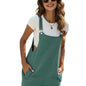 Women's Sleeveless Cotton-Linen Jumpsuit | Comfy Palazzo Style with Pockets | Easy-Care Casual Wear for Spring to Fall