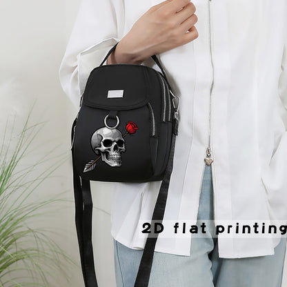 2D Flat Printing 1pc Rose Arrow Pattern Women's Shoulder Bag Casual Bag Hand-held Crossbody Bag, Can Be Used for Business Trips, Can Be Used as a Single Shoulder Crossbody Bag, a Versatile Neutral Bag, the Pattern Position Wi